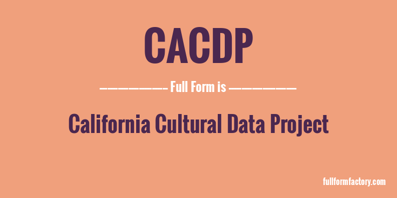 cacdp-full-form