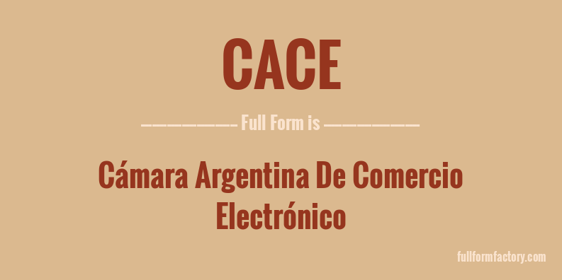 cace-full-form