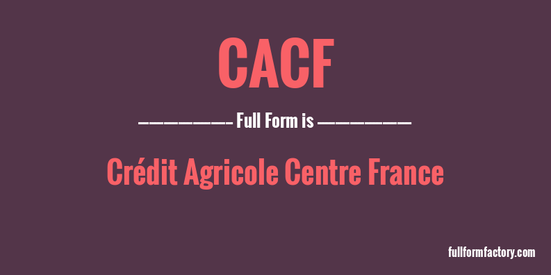 cacf-full-form