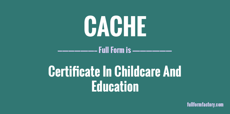 cache-full-form