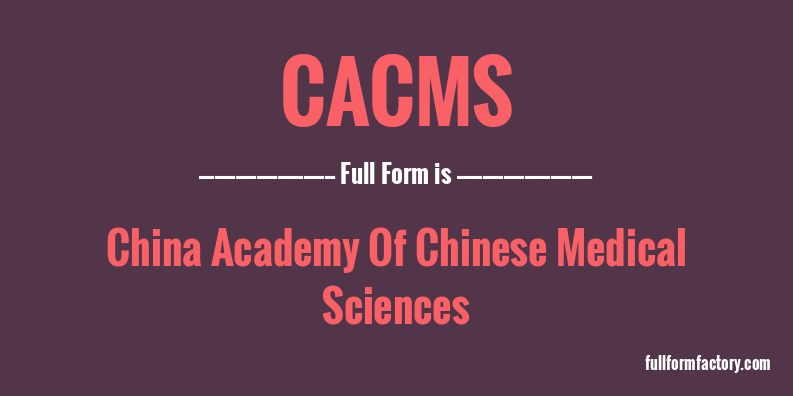 cacms-full-form
