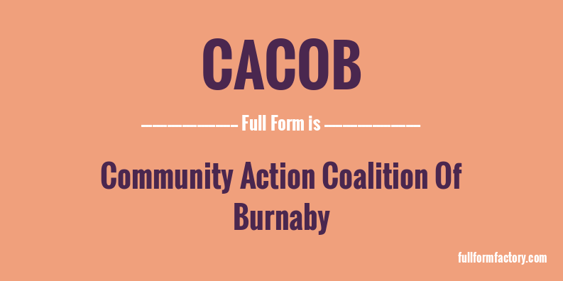 cacob-full-form