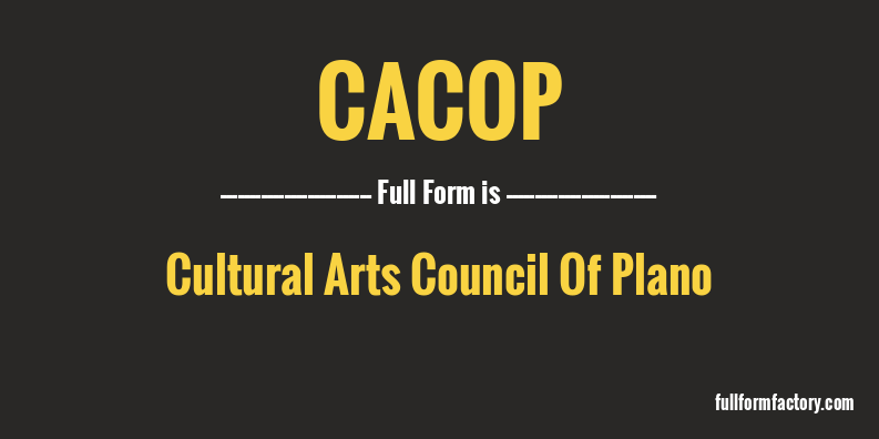 cacop-full-form