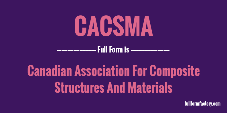 cacsma-full-form