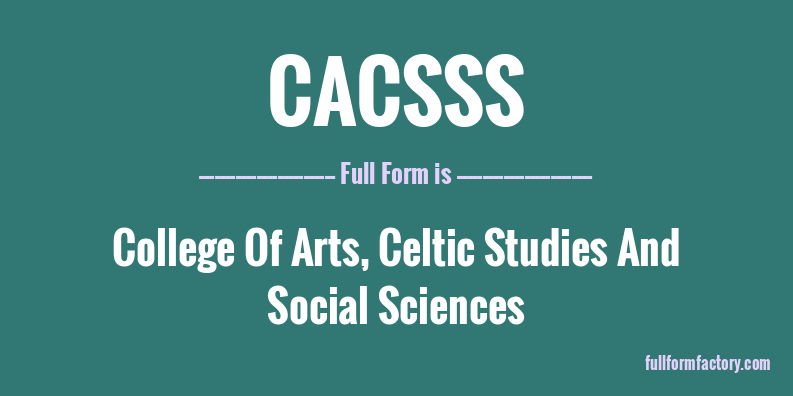 cacsss-full-form