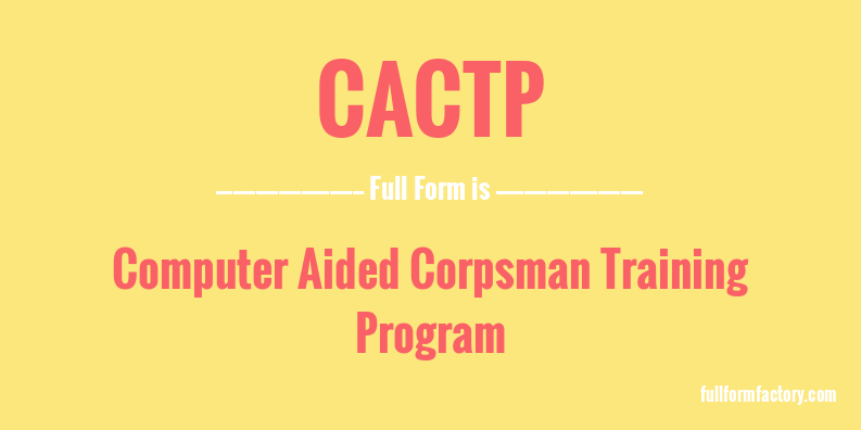 cactp-full-form