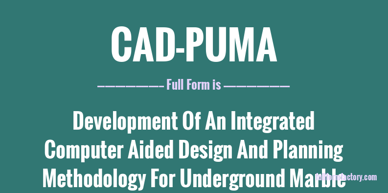 cad-puma-full-form