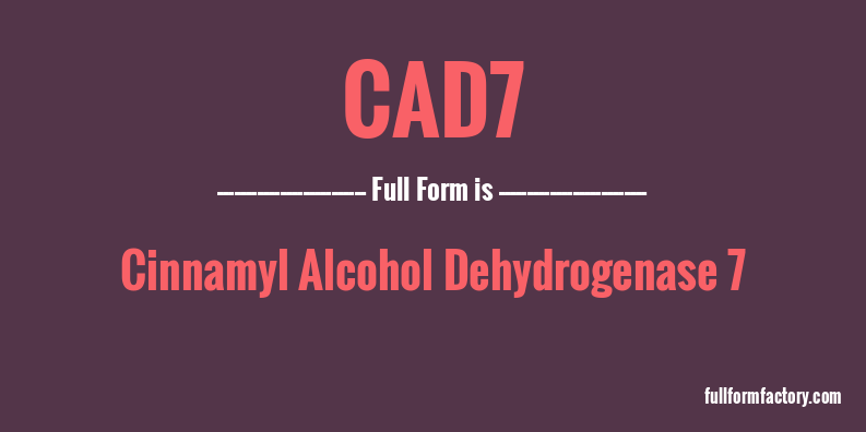 cad7-full-form