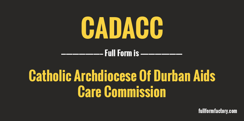 cadacc-full-form