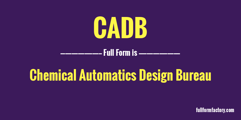 cadb-full-form
