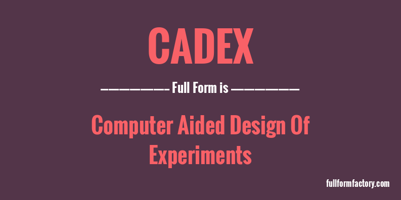 cadex-full-form