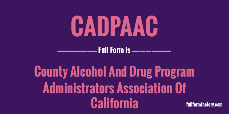 cadpaac-full-form