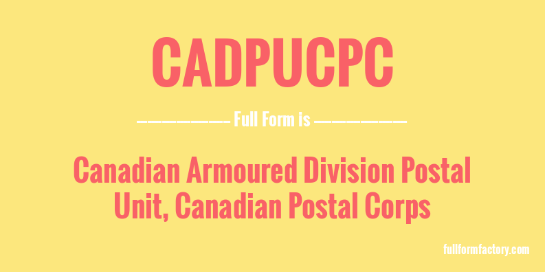 cadpucpc-full-form