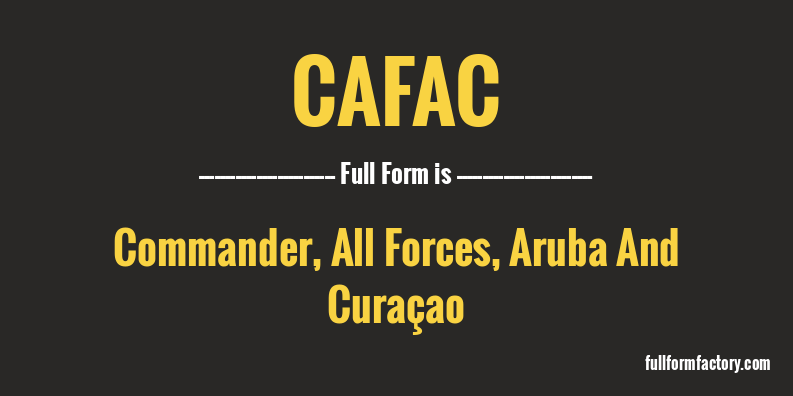 cafac-full-form
