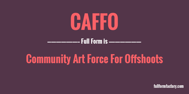 caffo-full-form