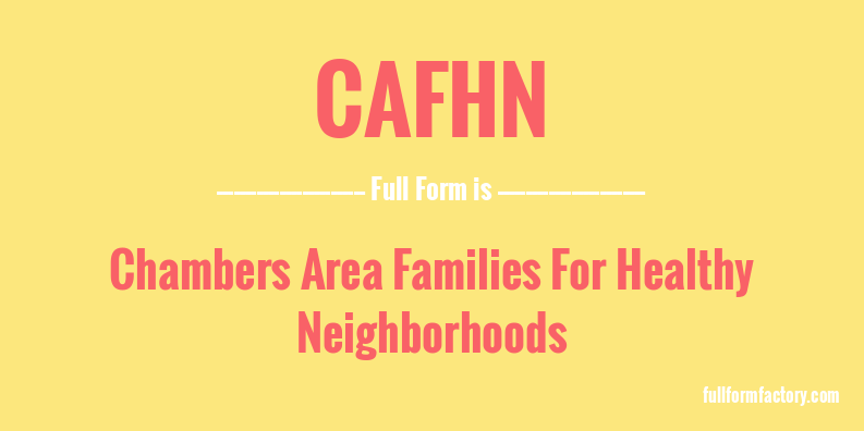 cafhn-full-form