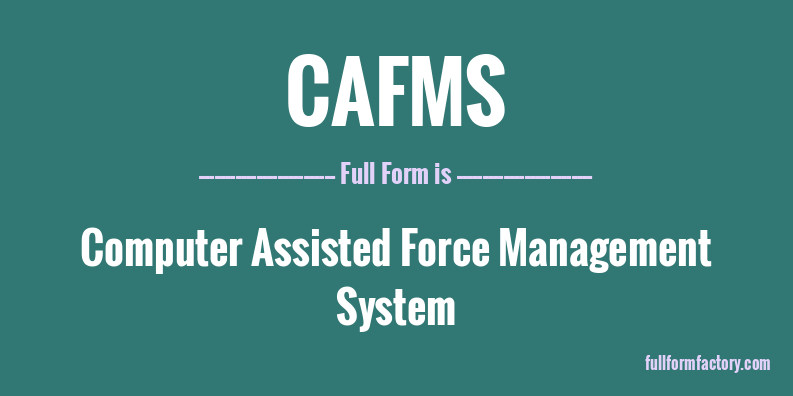 cafms-full-form