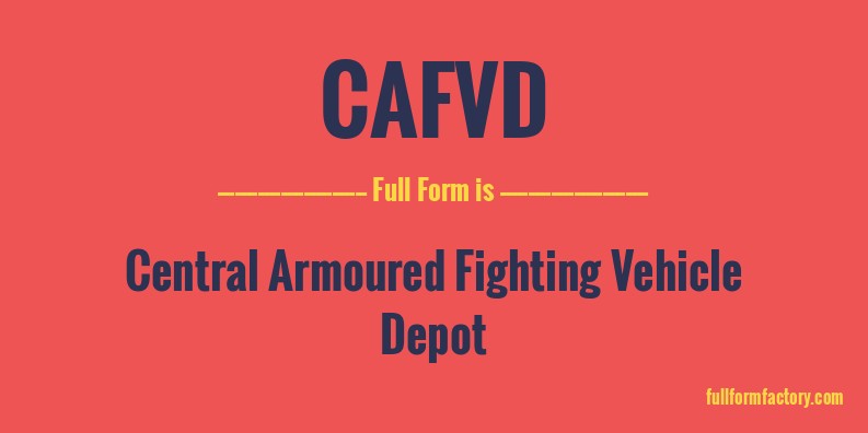 cafvd-full-form