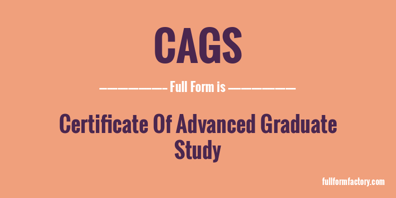 cags-full-form