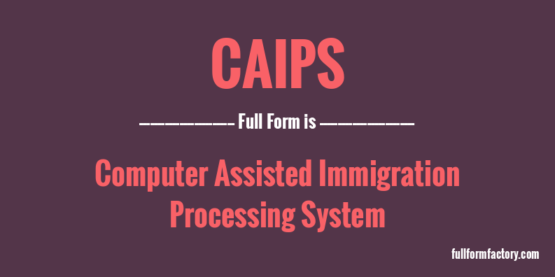 caips-full-form