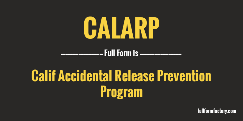calarp-full-form