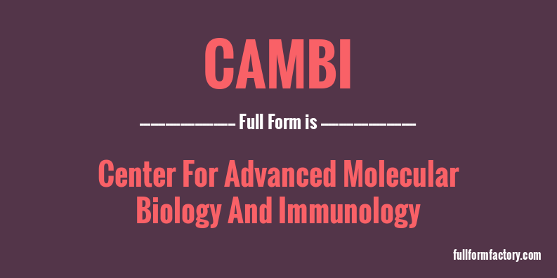 cambi-full-form