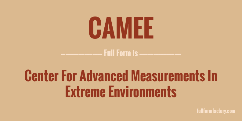 camee-full-form