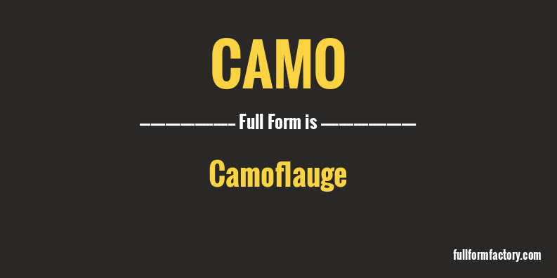 camo-full-form