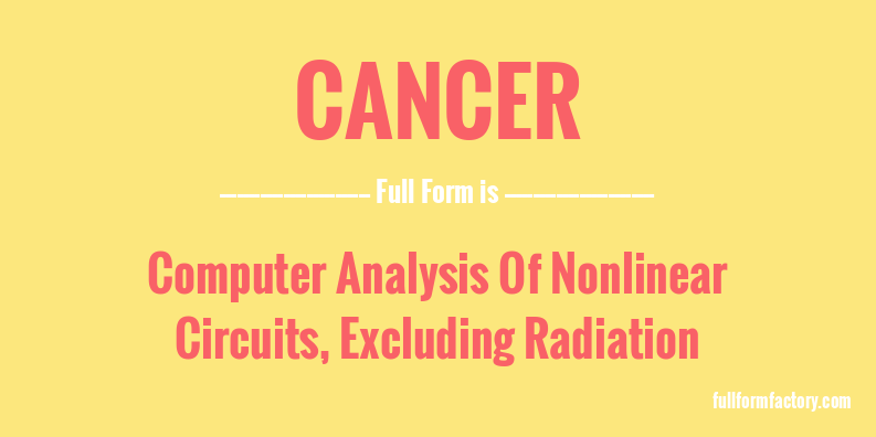 cancer-full-form