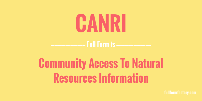 canri-full-form