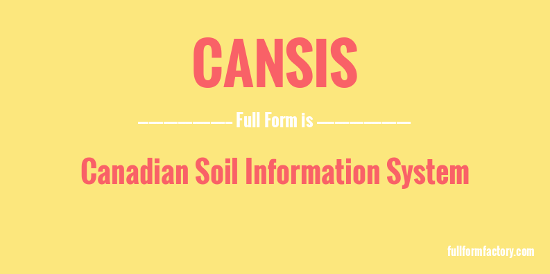 cansis-full-form