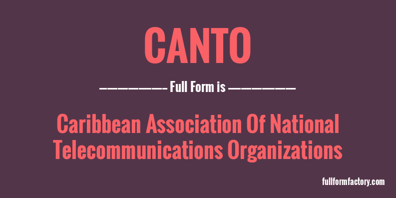 canto-full-form