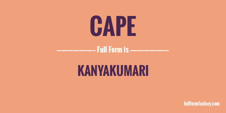 cape-full-form