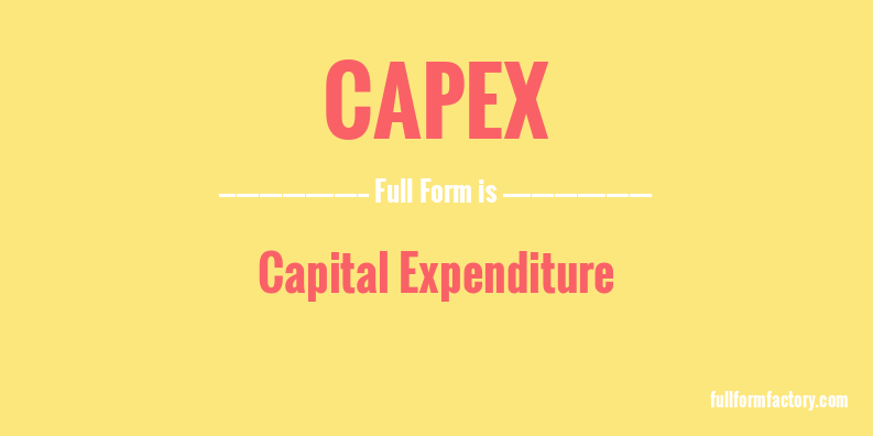 capex-full-form