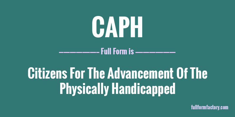 caph-full-form
