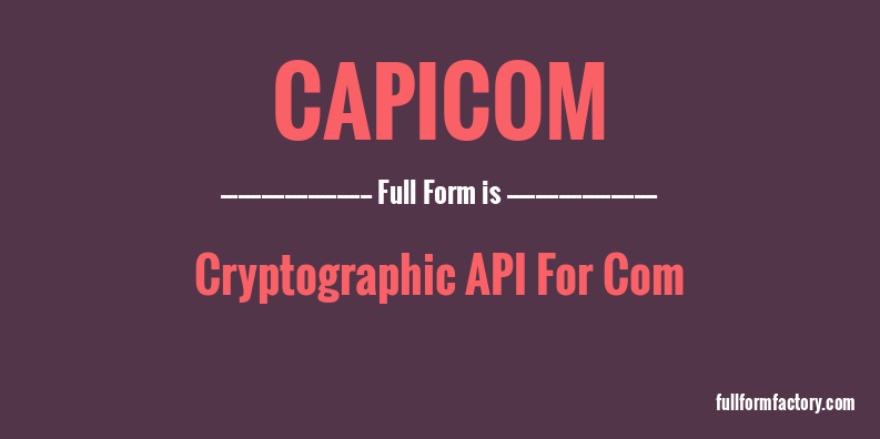 capicom-full-form