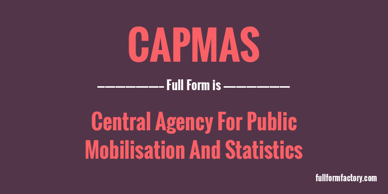 capmas-full-form
