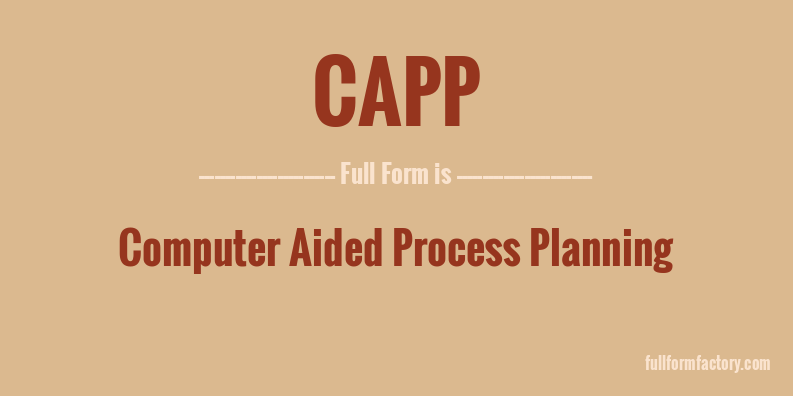 capp-full-form