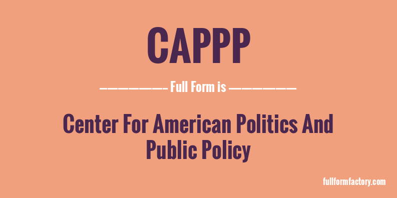 cappp-full-form