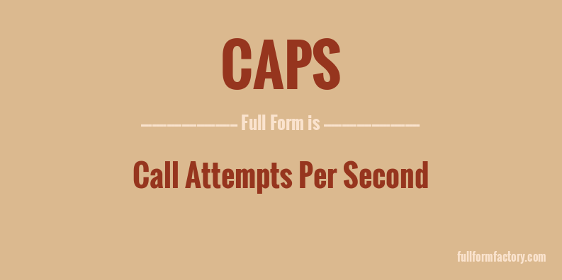 caps-full-form
