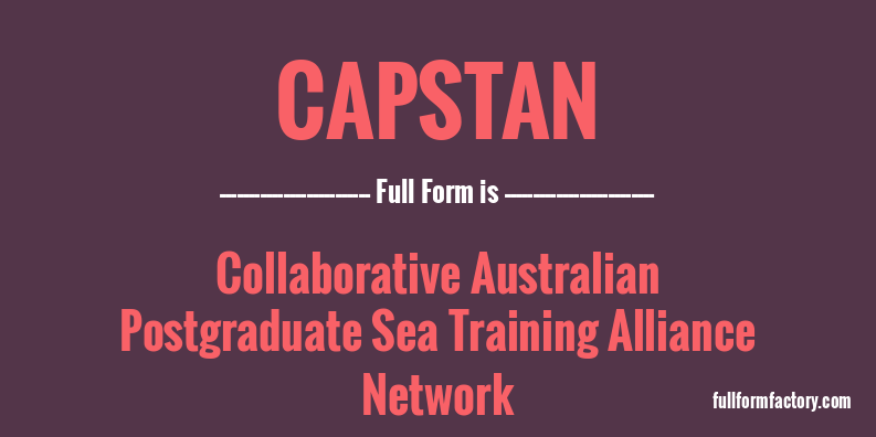 capstan-full-form