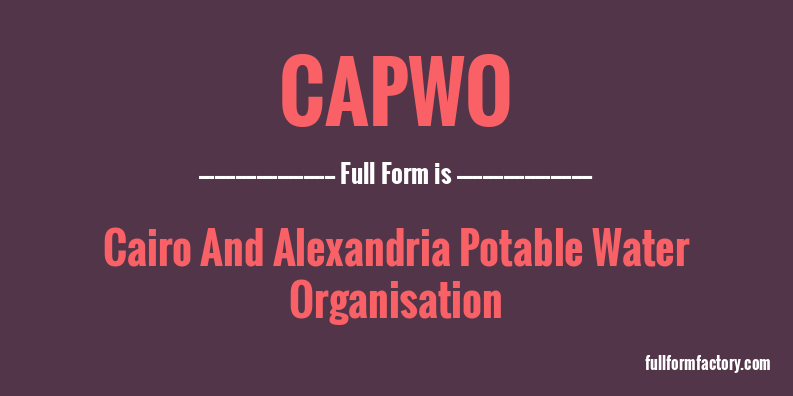 capwo-full-form