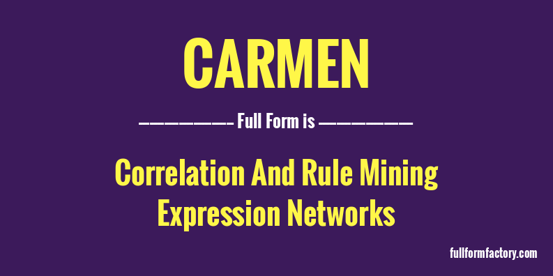 carmen-full-form