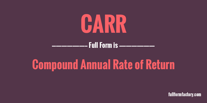 carr-full-form