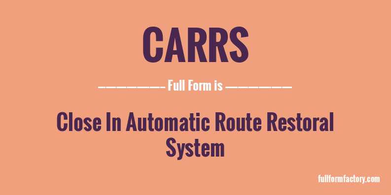 carrs-full-form