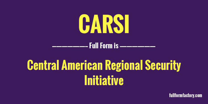 carsi-full-form