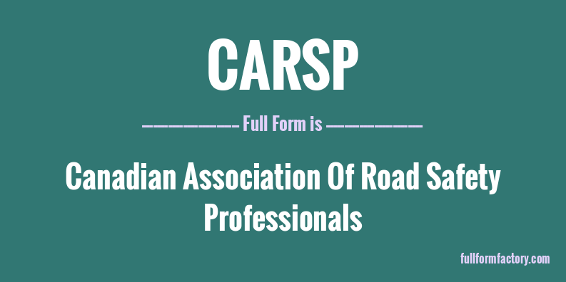 carsp-full-form