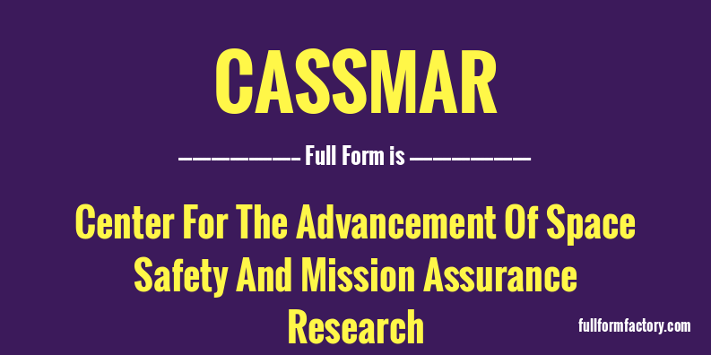 cassmar-full-form