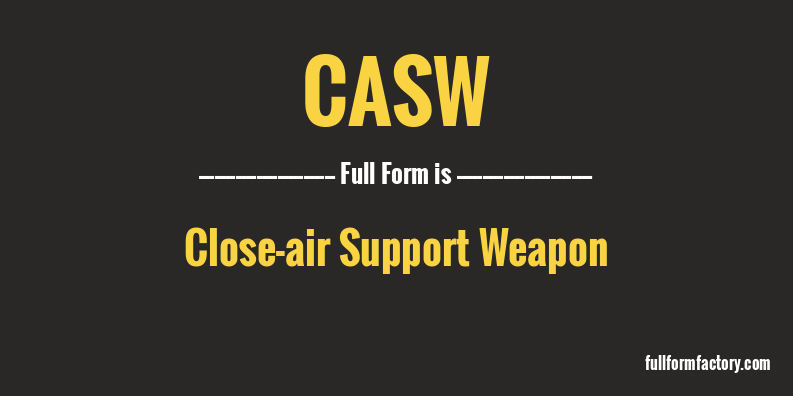 casw-full-form