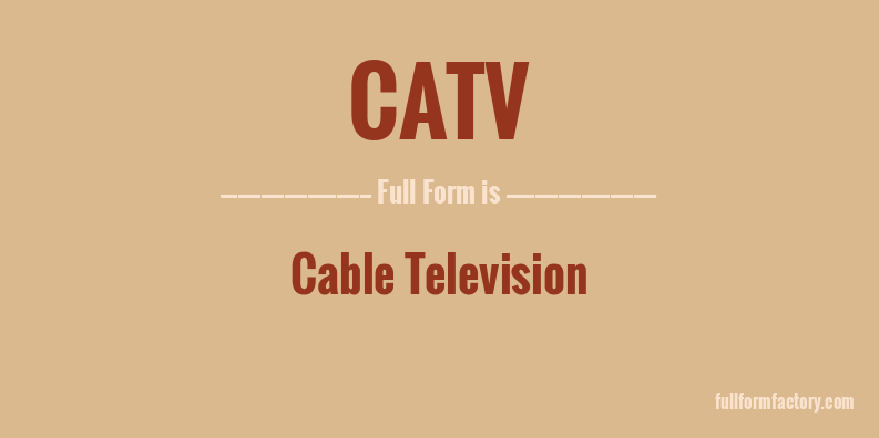 catv-full-form